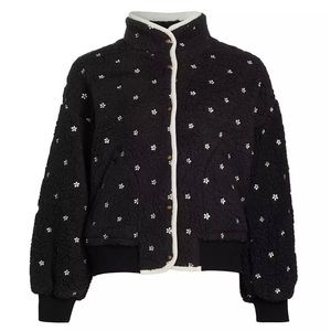 NWT The GREAT. Blackbird Sherpa Jacket Size Medium RARE color